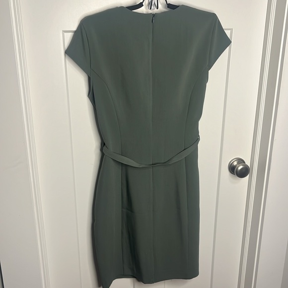 H&M Seafoam green belted shift dress size medium NWT - Picture 5 of 6